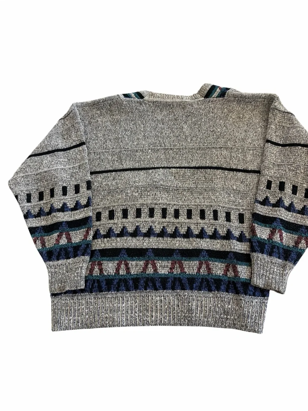 Vintage 90's Michael Gerald Ltd. Cardigan Grandpa Streetwear Sweater Size L - Picture 2 of 6
